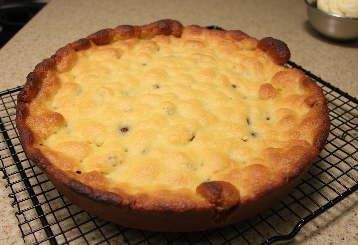 Delicious Classic Cobbler with Buttery Crust served with ice cream, perfect for dessert.