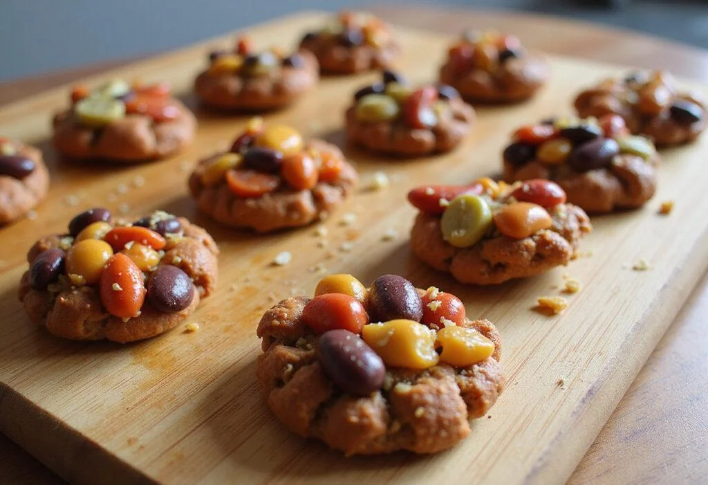 Beautifully arranged sport bean fuel snacks, showcasing an energy-packed treat ideal for athletes.