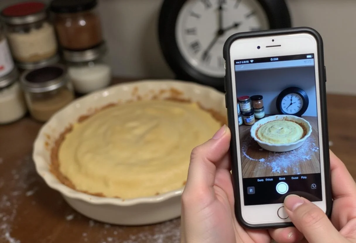 Freezing the Snickers pie to achieve the perfect texture for this indulgent dessert.