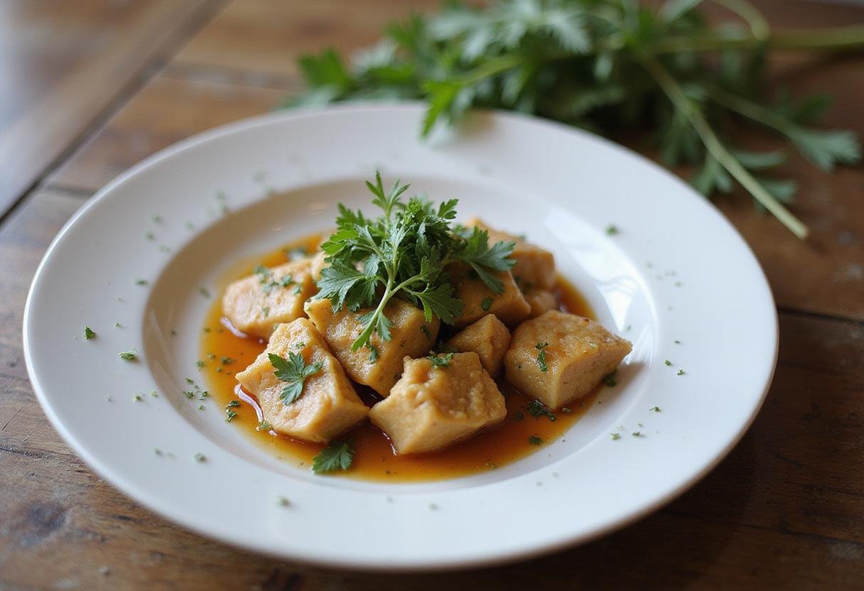 Delicious dish featuring sage substitute, garnished with fresh herbs, highlighting the flavors of the recipe beautifully.