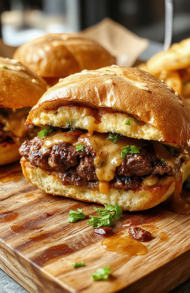 A beautifully plated beef wellington with golden brown puff pastry, sliced to reveal tender beef fillet, mushroom duxelles, and ham layers, surrounded by elegant presentation on a white plate, garnished with fresh herbs, with a rustic wooden serving board in the background.