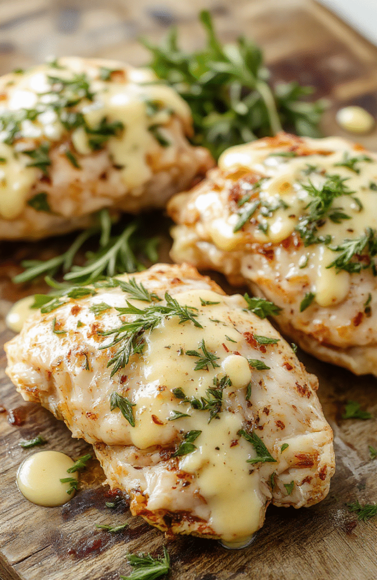 Colorful rosemary chicken served on a white plate with Dijon sauce, garnished with fresh rosemary, surrounded by roasted vegetables, styled elegantly on a rustic wooden surface with natural daylight highlighting textures.