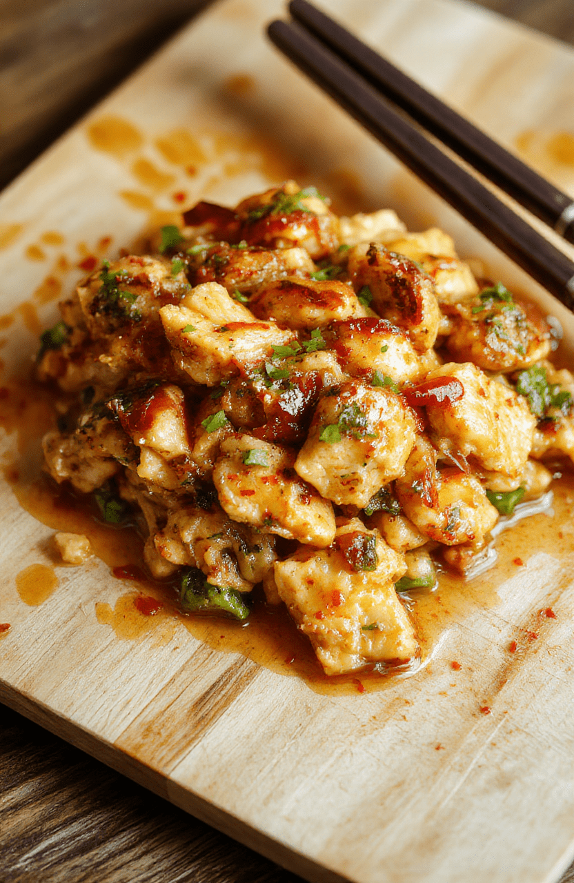 A vibrant bowl of quick chicken ramen stir fry with tender sliced chicken, crisp snap peas, shredded carrots, and cooked ramen noodles tossed in a glossy soy-ginger glaze, garnished with sesame seeds and sliced green onions, served on a rustic wooden table with soft natural daylight.